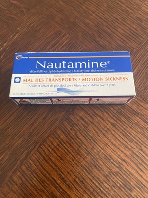 SANOFI Nautamine 20 comprimés Mal Des Transports / Motion Sickness