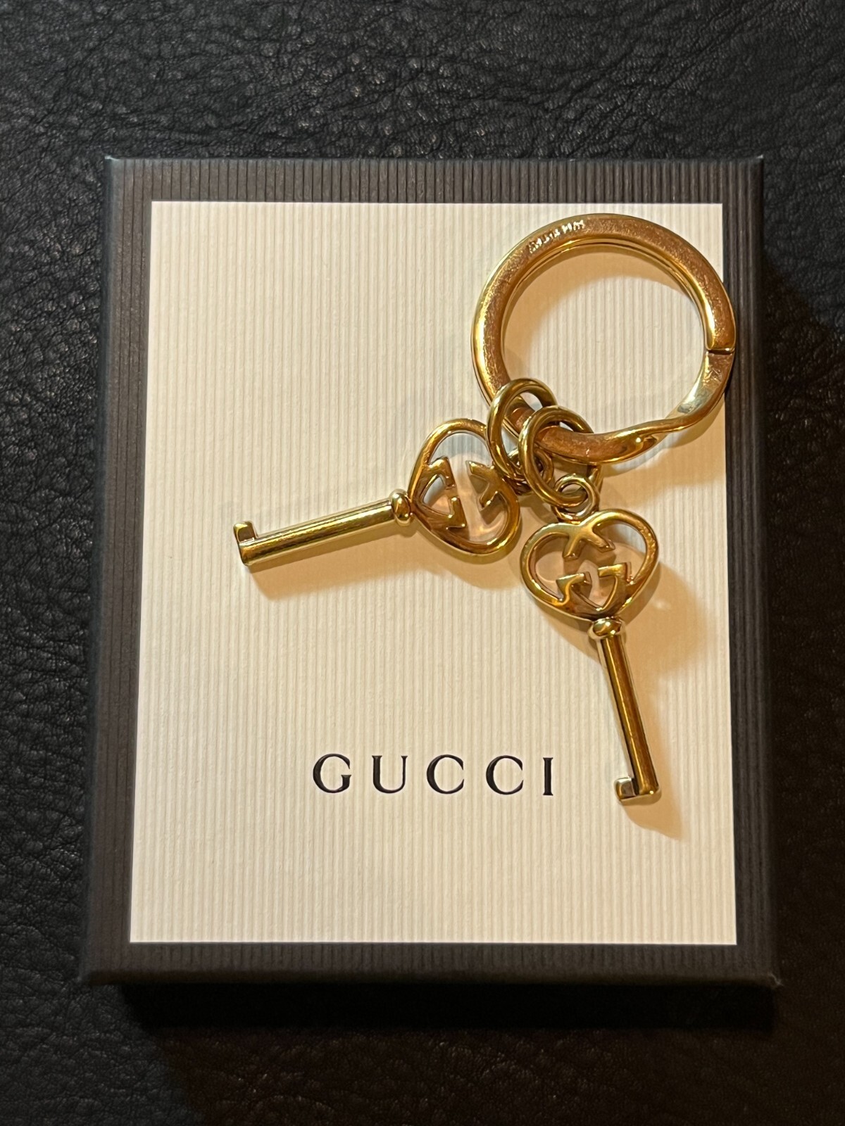 Y*P様 GUCCI ゴールド キーリング ハート 鍵 Y*P様 GUCCI