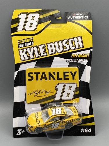 2021 Kyle Busch #18 Stanley 1:64 Nascar Authentics Wave 7 | eBay
