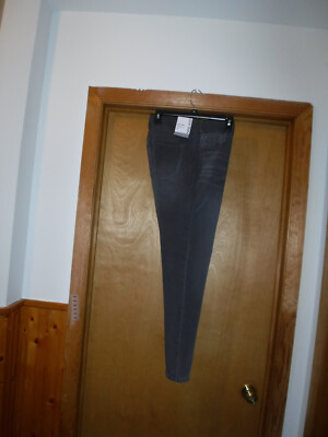 Pull On Corduroy Pants ,size 16,12, Croft & Barrow, Charcoal Grey - Nine West