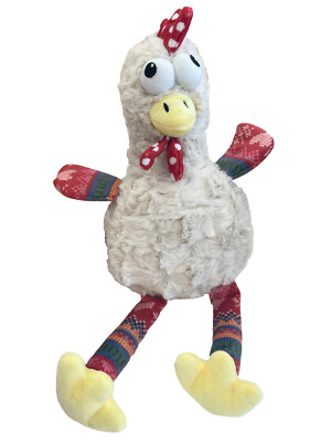 Happy Pet Tipsy Turkey - Soft, Stuffed, Squeaky Christmas Dog Toy