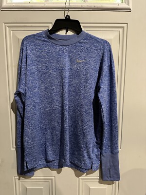 Nike Dri Fit Running Dry Element Shirt Long Sleeve Crew 910034-010 Men's Large