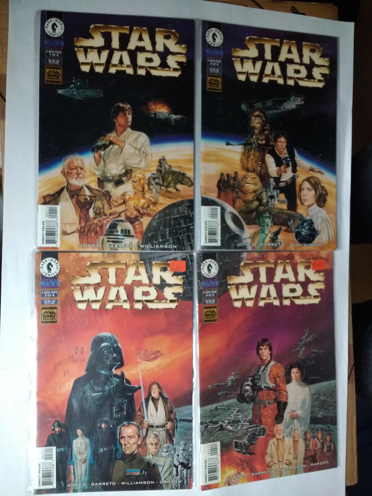 Star Wars Comic Dark Horse A New Hope Episode 4 Heft 1-4 Komplett