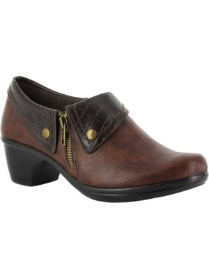 

EASY STREET Womens Brown InLightweight Darcy Round Toe Block Heel Shootie 7,5 N, Коричневый, DARCY