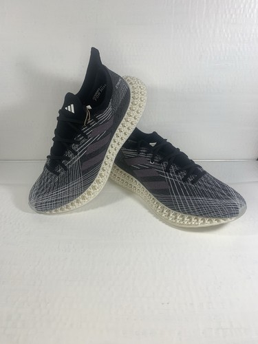 Size 10 - Adidas 4DFWD X Strung (Black/White) Men's Running
