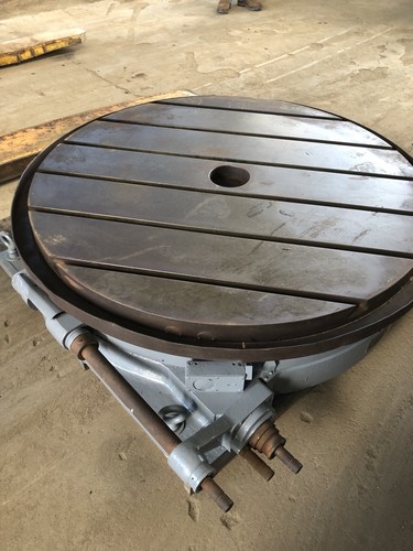 48” Giddings & Lewis G&L T Slotted Rotary Index Table