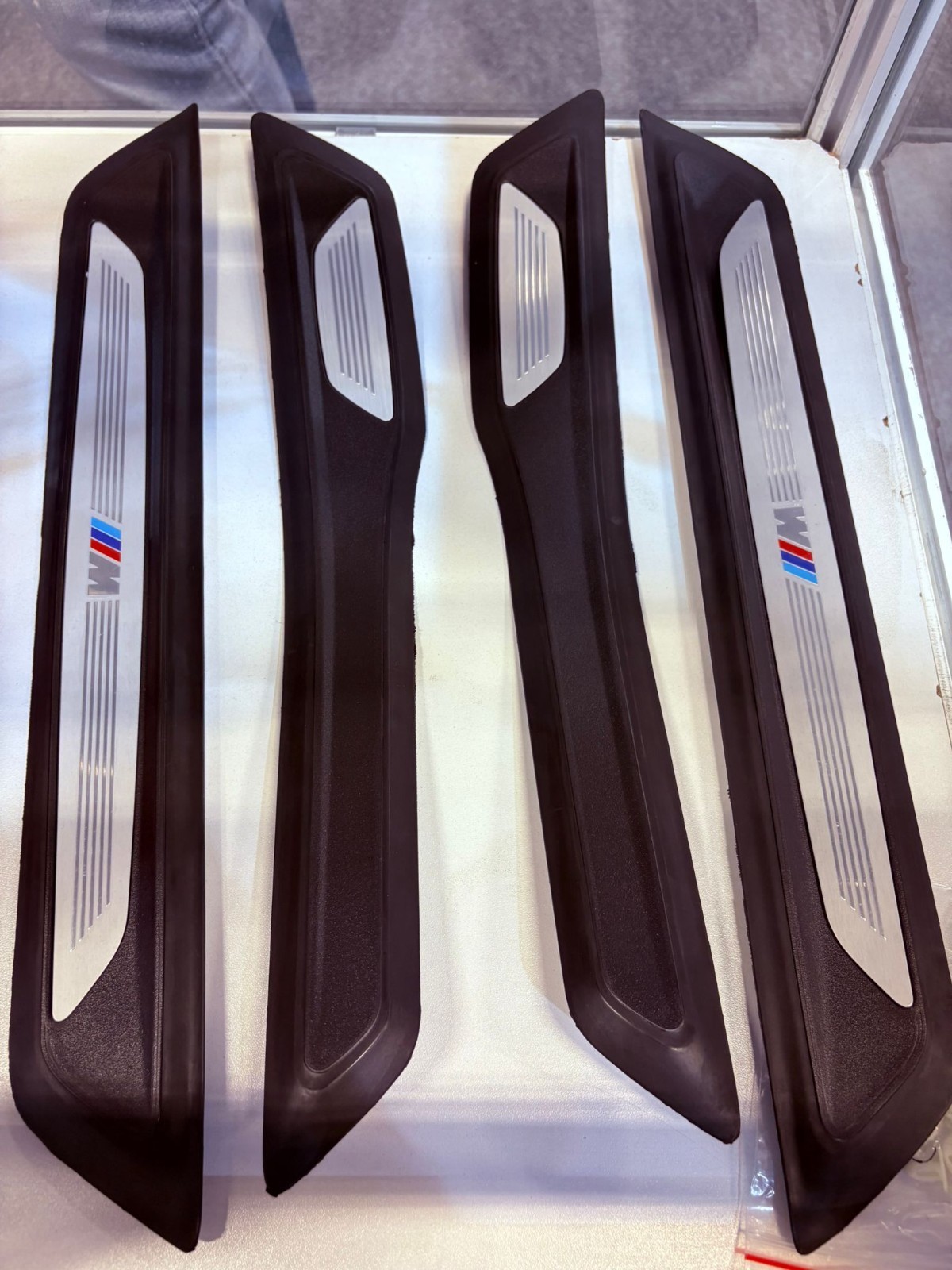 12-18 BMW F30 335i Front & Rear Door Sill Scuff Step Plate Panel M Sport Set NEW