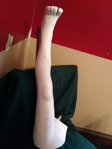 Vintage Heavy leg Mannequin Prop display boutique industrial steampunk youth hip
