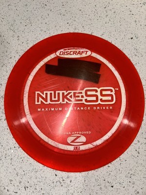 Discraft Z Line Nuke SS Pfn OOP 170g Disc Golf Red