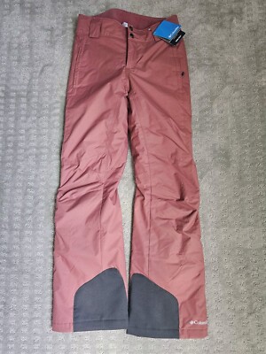 Columbia Bugaboo Omni-Heat Insulated Ski Pants Mauve Grey XS Women s