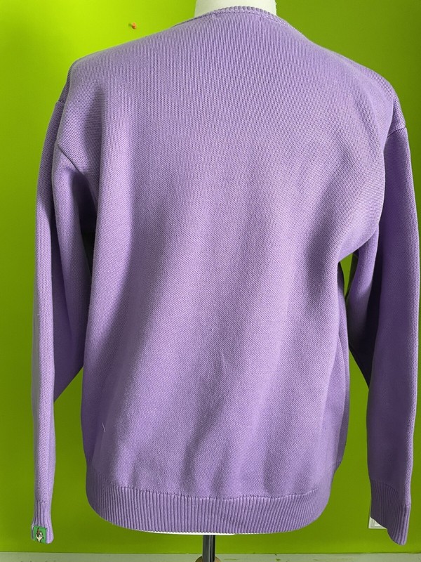 RARE NWOT Melting Sadness MTSS 19AW Purple Flower Sweater Size 3