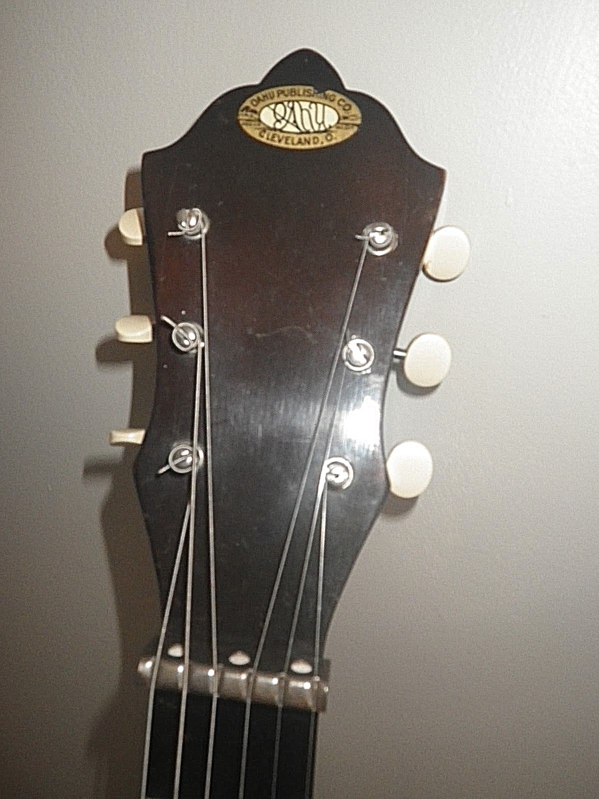 Oahu Model 65K Square Neck Slide Vintage Hawaiian Acoustic Guitar Made in USA