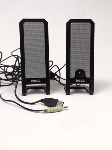 Dell A225 USB Powered Computer Desktop Speakers 3.5mm Jack