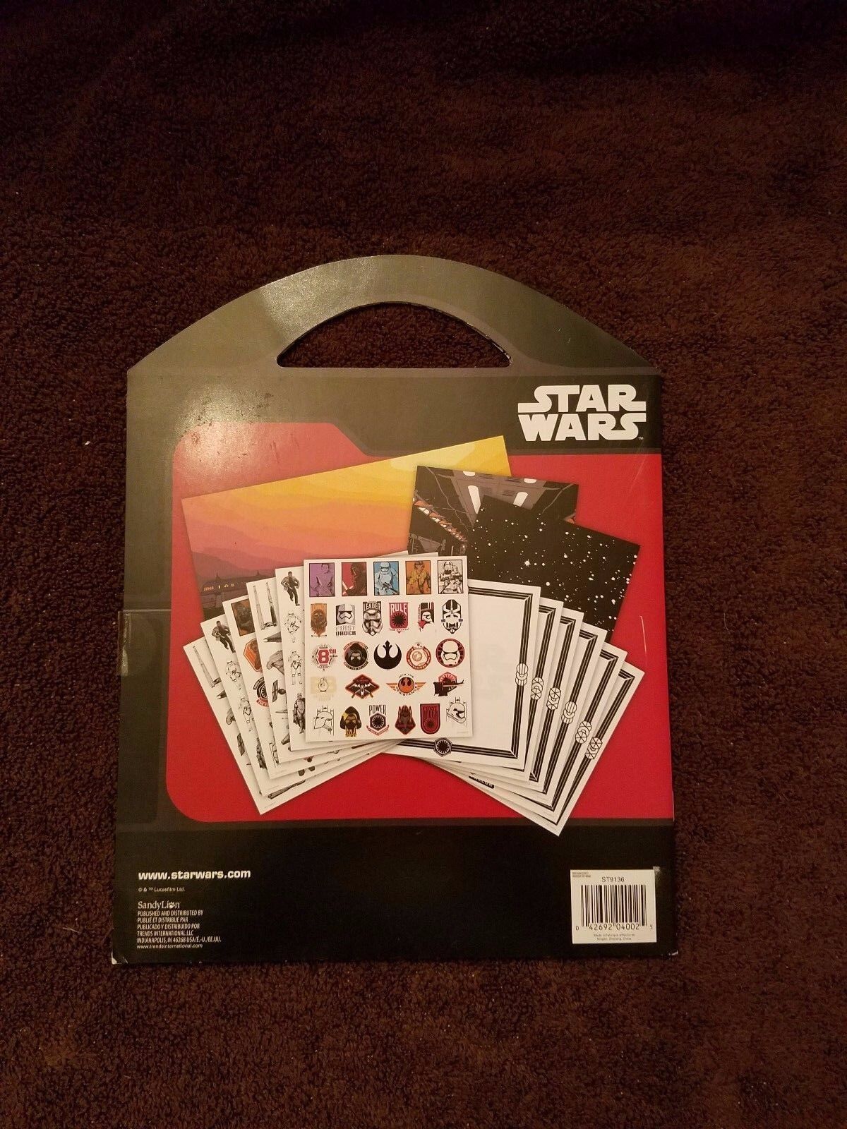 Star Wars The Force Awakens Grab and Go Sticker Book 150+ stickers