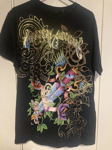 Christian Audigier Los Angeles AOP 100% Cotton T Shirt Sword