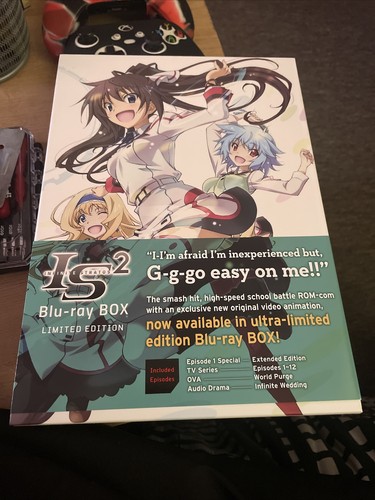 Infinite Stratos Season 2 Complete Limited Edition Blu-ray Box Set + Art  Book 816726020006