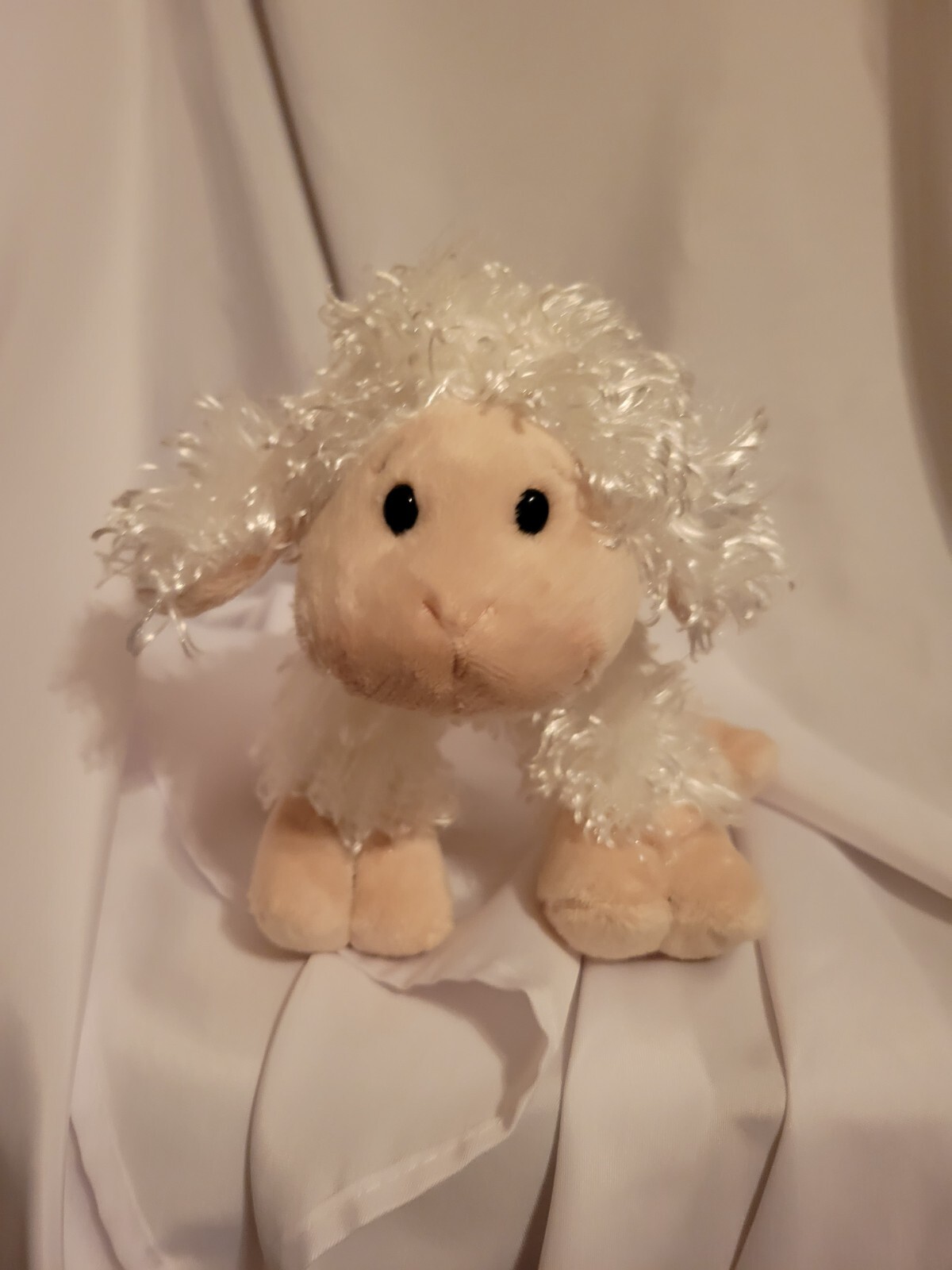 sheep GANZ WEBKINZ WHITE EASTER SHEEP LAMB HM201 7” PLUSH STUFFED