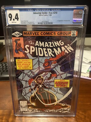 Amazing Spider-Man #210 CGC 9.4 NM Key 1st App Madame Web Appearances MCU 