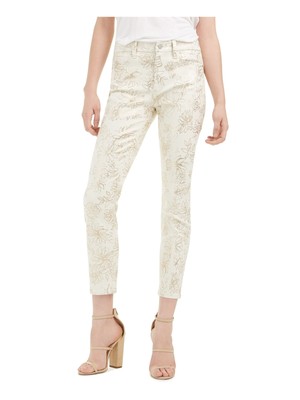 

Женские бежевые укороченные брюки Jen 7 By 7 For All Mankind для юниоров, Бежевый, GS8202334