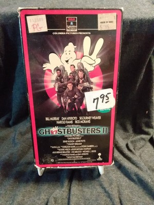   GHOSTBUSTERS II VHS 1989 RCA Box Flap Red Border 1st Release, RARE