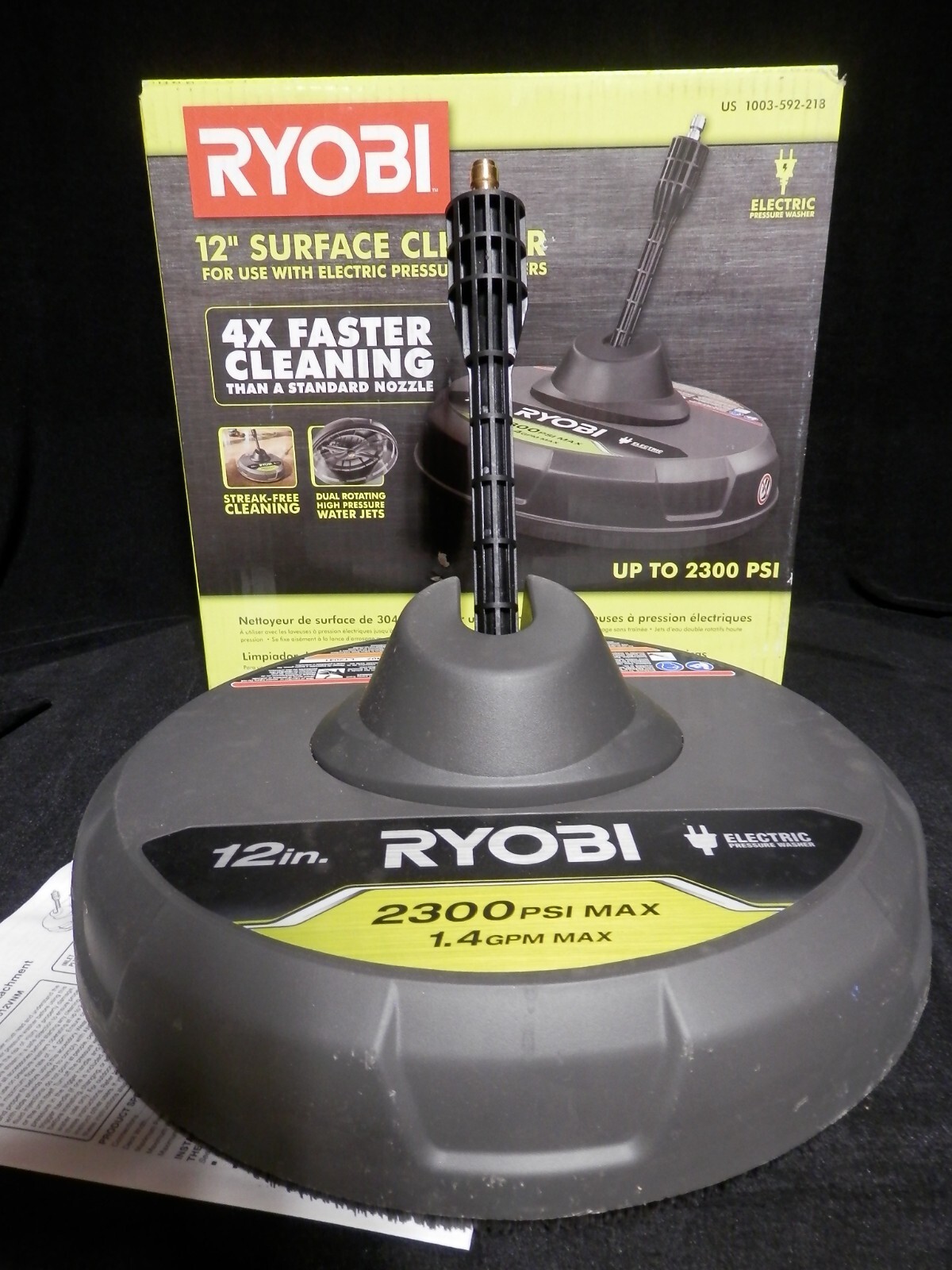 10 Used Ryobi Surface Cleaner Up To 2300 Psi For Electric Pressure