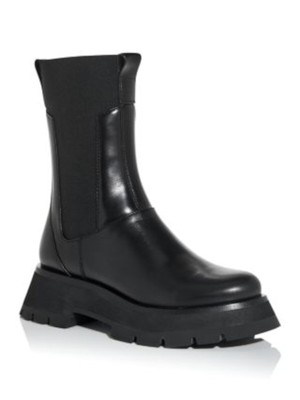 3.1 Женские армейские ботинки PHILLIP LIM из кожи Кейт на платформе 1-1/2, черные, 41