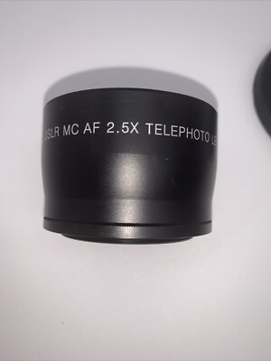 58mm Telephoto Lens Professional HD DSLR Mc After 2.5x 49-58