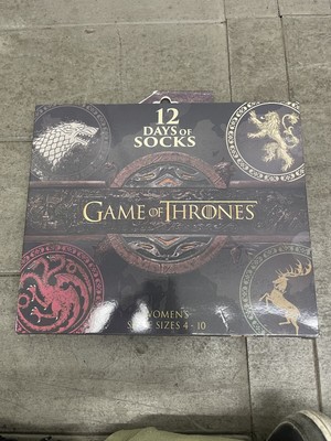 Game Of Thrones 12 Days Of Socks Christmas Advent Calendar Women Sz 4-10 HBO