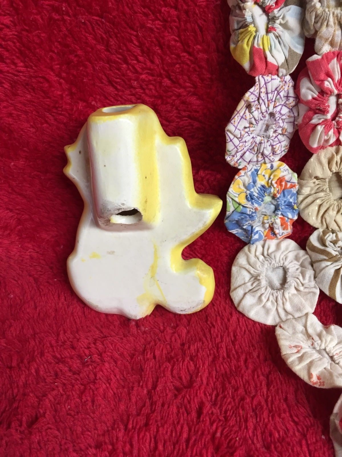 Vintage Bright Yellow Bird Planter Tweety Birdie Planter Violets Air Plants Rare