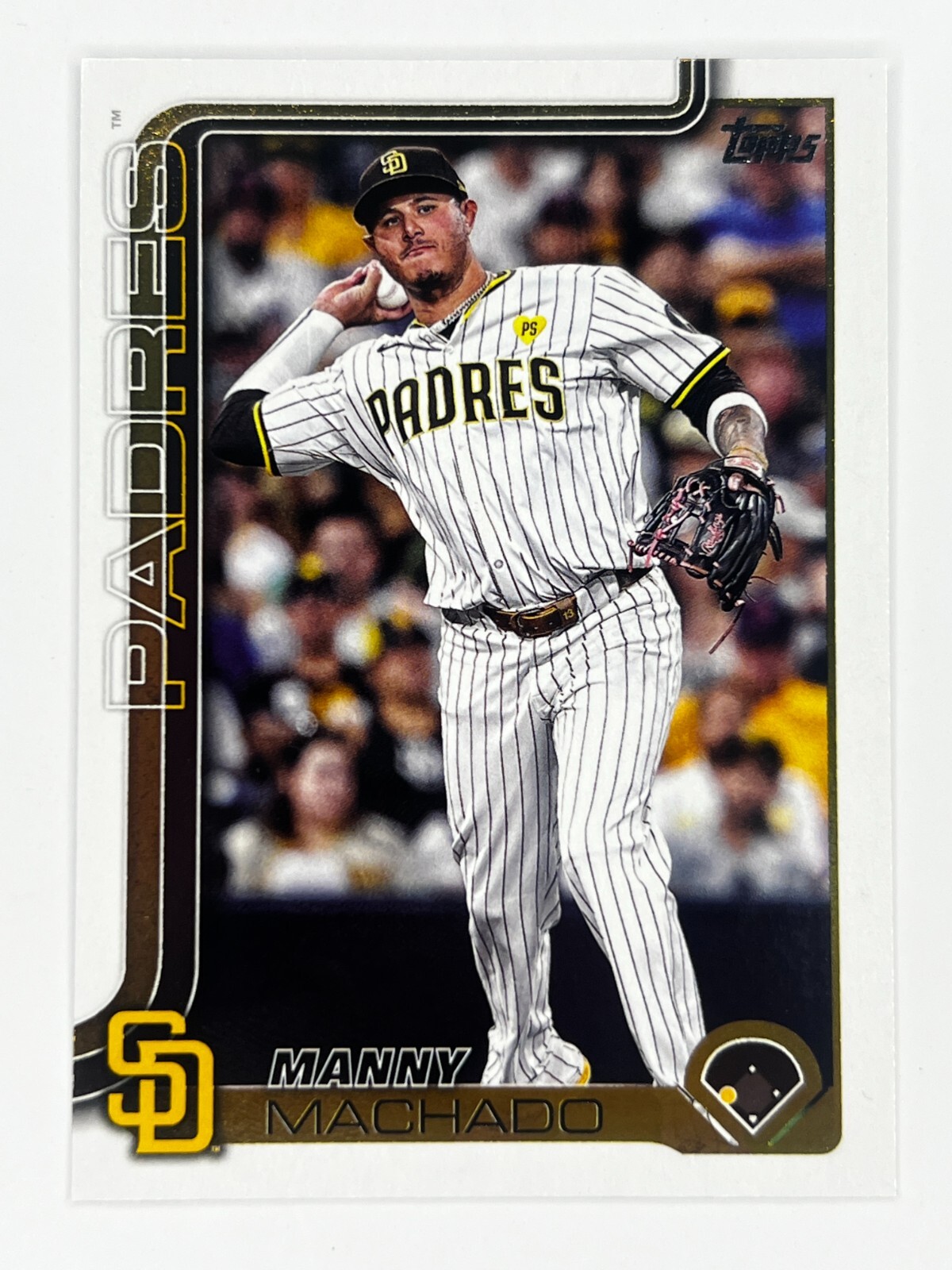 Manny Machado 2025 Topps Series 1 Companion Image Variation