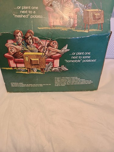 Vintage 1987 Couch Potato PAL Coleco Plush Stuffed Animal Toy