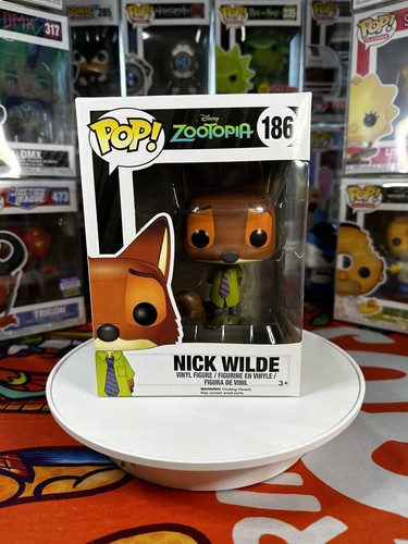 Funko POP! Disney Zootopia Nick Wilde #186 Free Protector | eBay