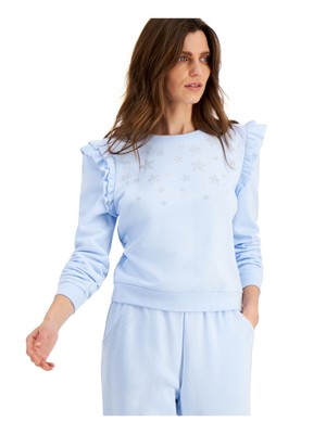 

Женская толстовка INC с украшением, Light blue