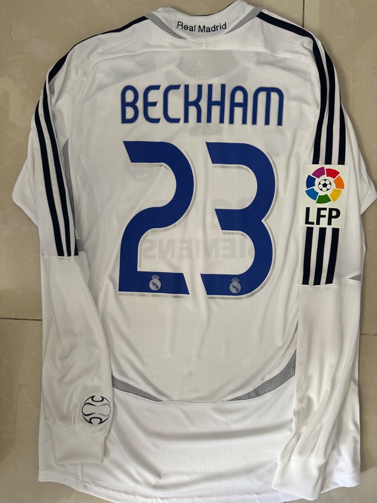 REAL MADRID 2006-2007 BECKHAM HOME SHIRT PLAYER VERSIÓN | eBay REAL MADRID 2006-2007 BECKHAM HOME SHIRT PLAYER VERSIÓN | eBay