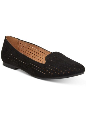 

STYLE - COMPANY Женские черные лоферы без шнуровки с перфорацией Alyson 9,5 M, Черный, 10007438700