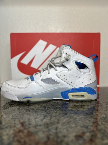 Air Jordan Flight Club 97 Baby Blue And White With Box Slightly Used