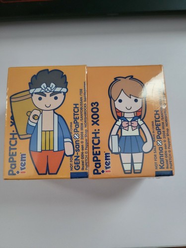 Ikuze! Gen-san PaPETCH Figures X002 Gen-san & X003 Kanna