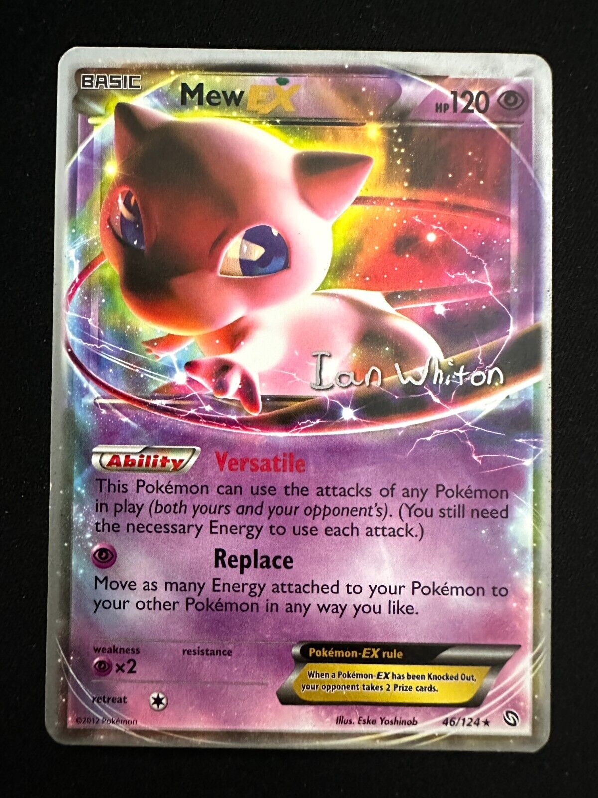 Mew EX 46/124 World Championships 2013 Ultra Rare Pokemon Mew EX 46/124 World Championships 2013 Ultra Rare Pokemon