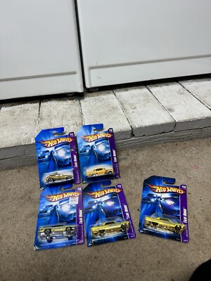 2006 Hot-wheels Taxi Rods Complete Set Bundle Of 5 Rare Vintage (Factory Sealed)