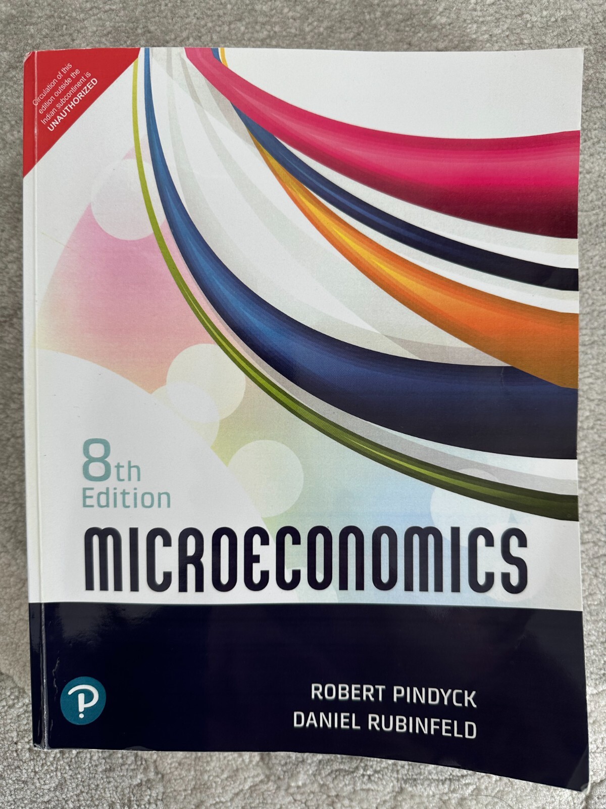 Microeconomics 教科書 Microeconomics 8th edition by Robert Pindyck & Daniel