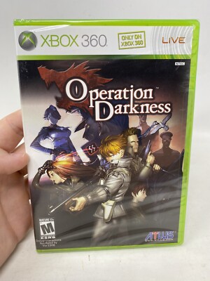 Operation Darkness (Microsoft Xbox 360, 2008) Atlus Factory Sealed Brand NEW