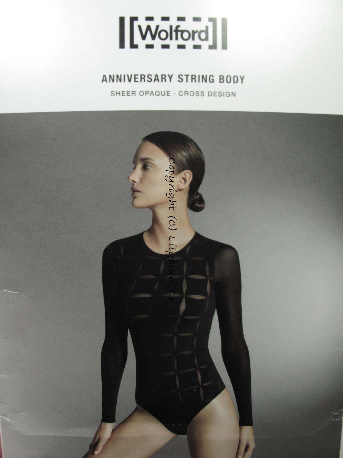 NWT • WOLFORD ~ ANNIVERSARY ~ String Body • black • S