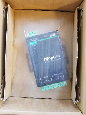 MOXA NPort 5230 Serial Device Server, ONE RS-232 and ONE RS-485 port to ONE ethe