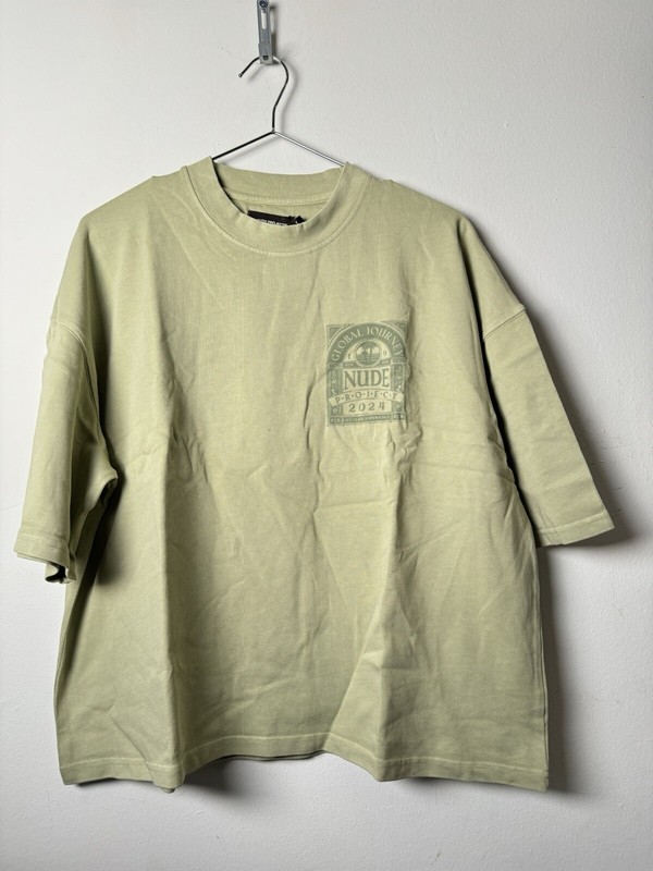 Nude Project Green Boxy Tee Size XL NWT $68