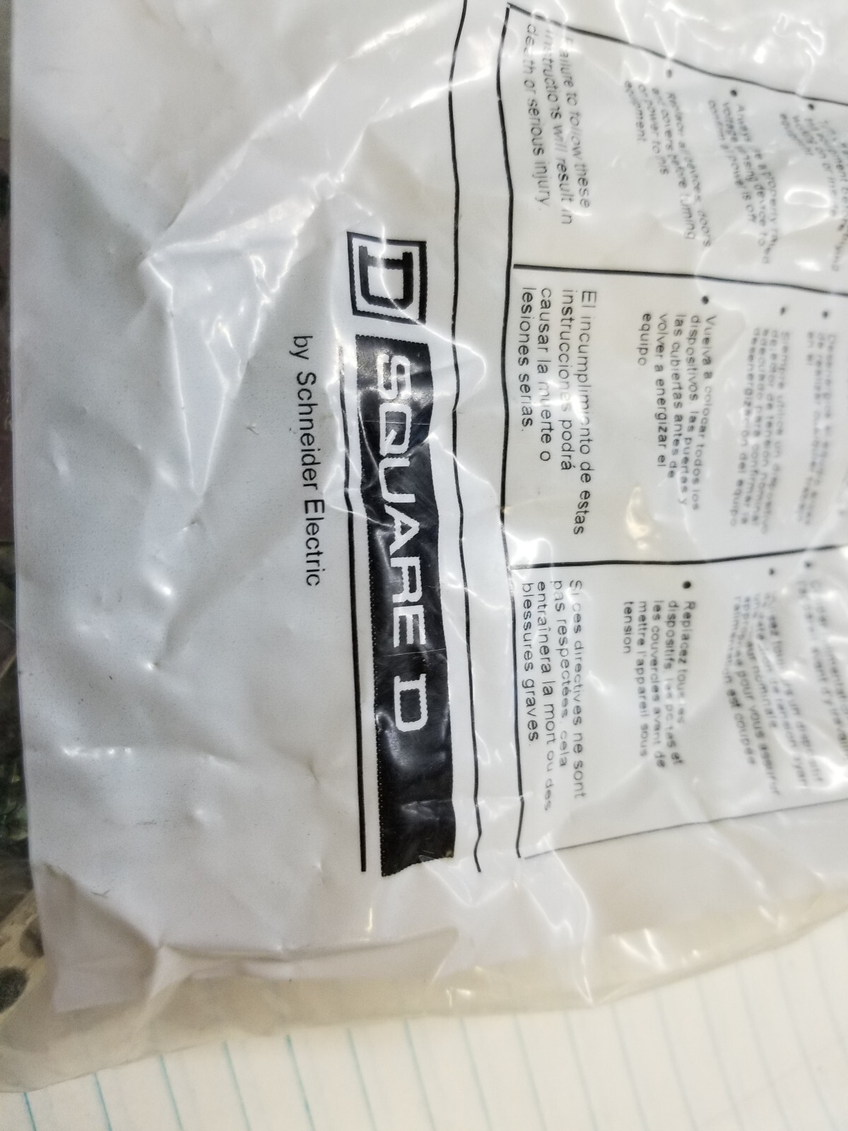 LOT OF 8 BAGS - 40538-661-50 SQUARE D GROUND BAR KIT - Picture 3 of 4