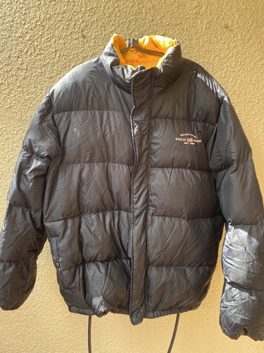 ジャケット・アウター 00s vintage polo jeans down jacket Vintage Ralph Lauren Polo Jeans Co Blue Puffer Jacket Down