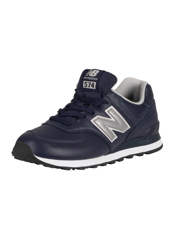 New Balance Men's 574 Leather Trainers 