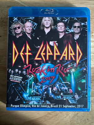 Def Leppard - Live in Rio 2017 Blu-ray Phil Collen Rick Allen