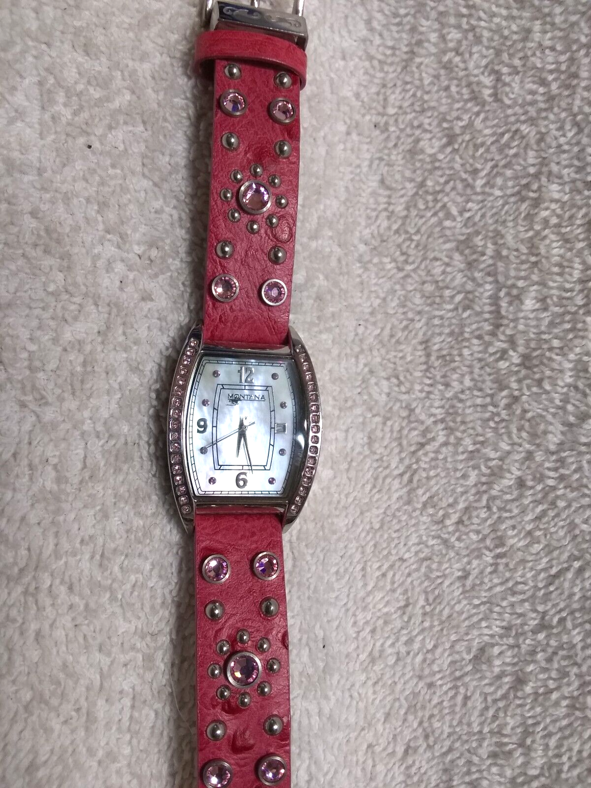 Montana Time Pink and Black Watch Montana Watches - Etsy main image 3