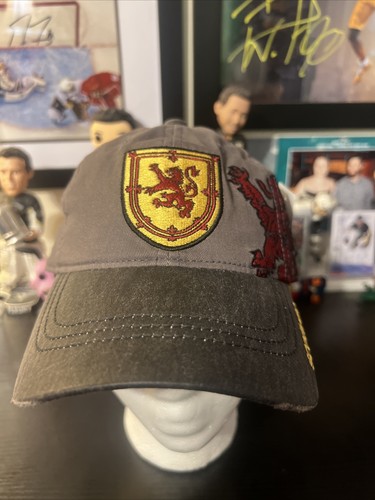 Gray With Red Rampant Lion New With Tags Adjustable